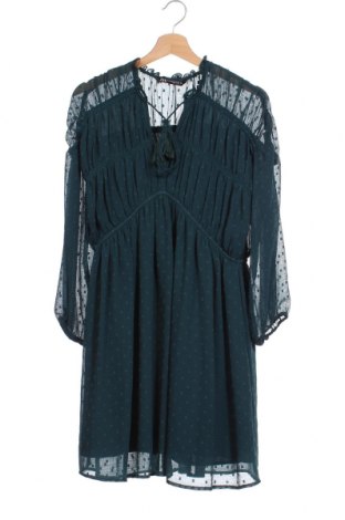 Kleid Zara, Größe XS, Farbe Grün, Preis 7,04 €