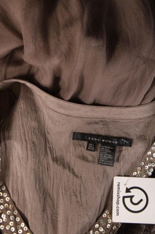 Šaty  Zara, Veľkosť L, Farba Sivá, Cena  42,55 €