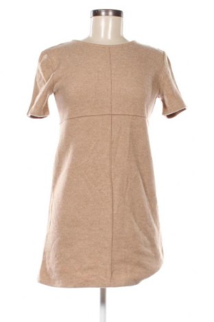 Kleid Zara, Größe S, Farbe Beige, Preis 11,27 €