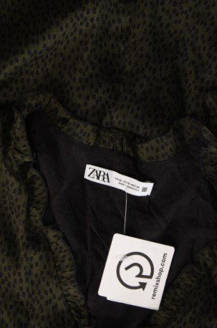 Рокля Zara, Размер XS, Цвят Зелен, Цена 12,16 лв.
