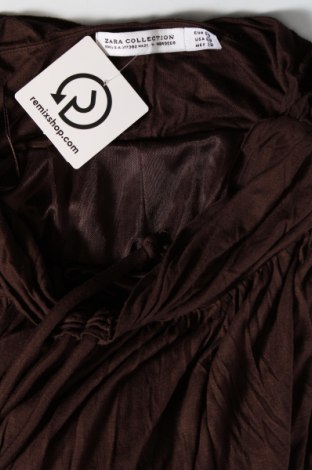 Kleid Zara, Größe M, Farbe Braun, Preis 14,00 €