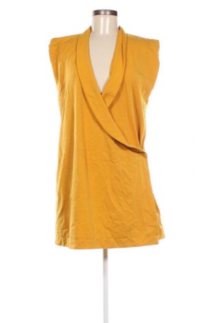 Рокля Zara Trafaluc, Размер M, Цвят Жълт, Цена 28,80 лв.