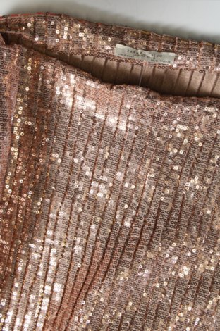 Kleid Zara Trafaluc, Größe M, Farbe Golden, Preis € 9,46