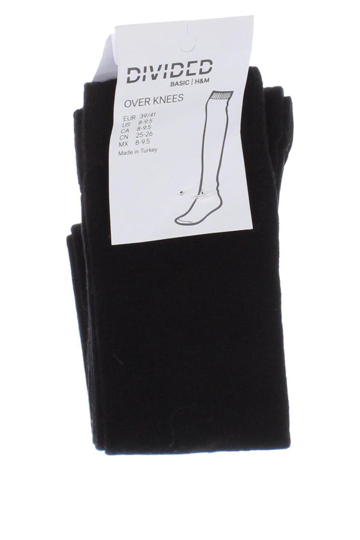Κάλτσες H&M Divided, Μέγεθος M, Χρώμα Μαύρο, Τιμή 15,46 €