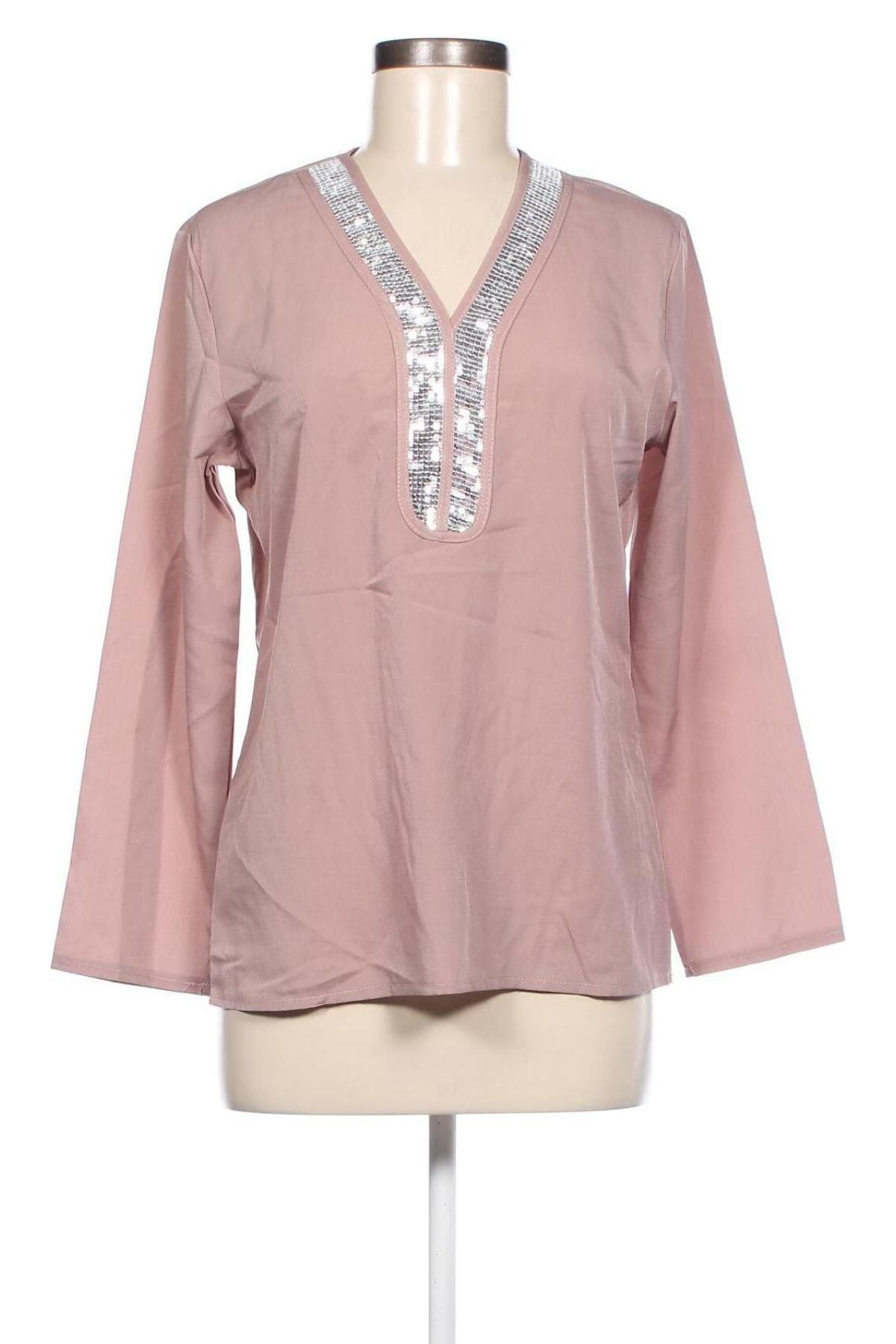 Damen Shirt, Größe M, Farbe Beige, Preis 13,22 €