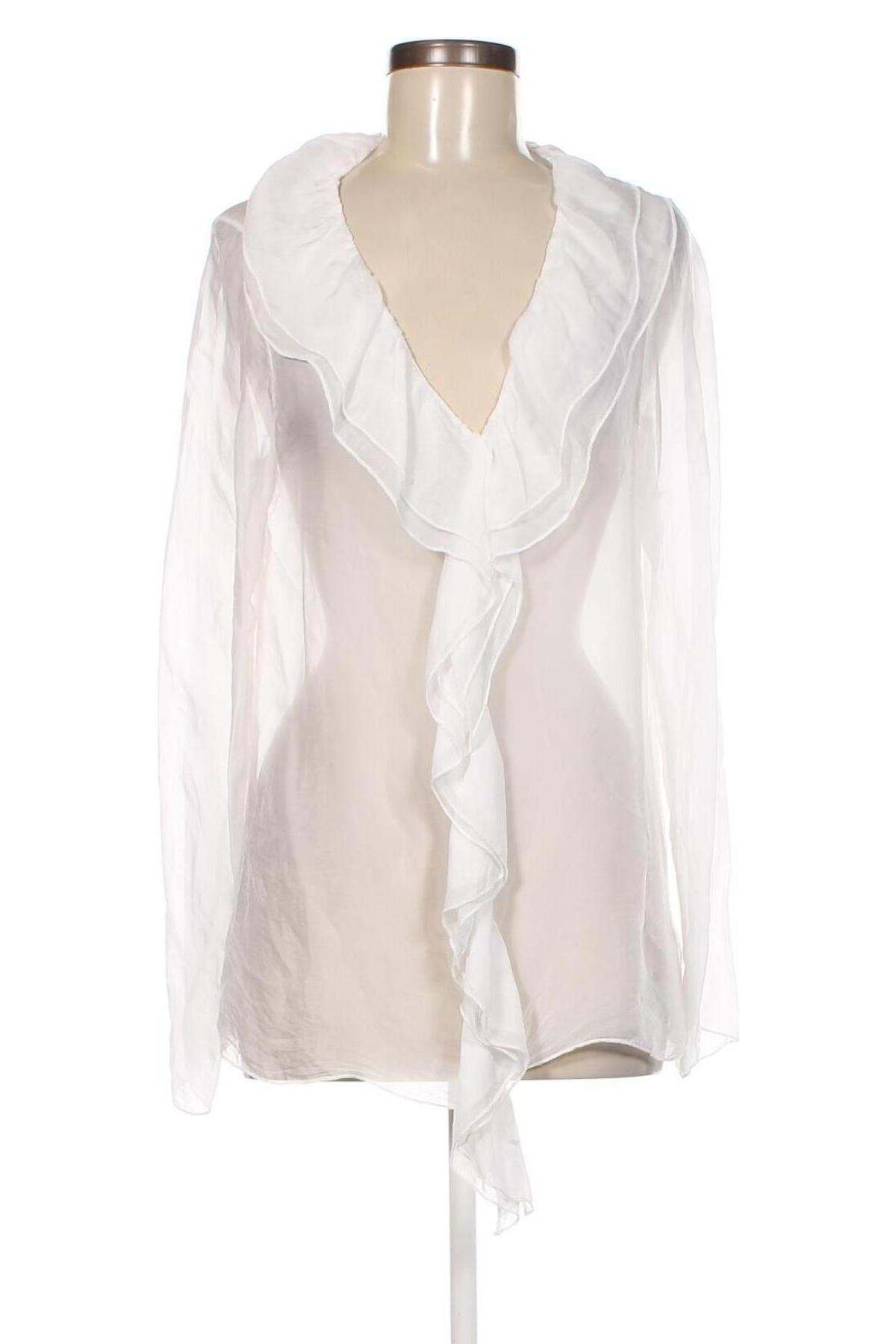 Дамска блуза, Размер L, Цвят Бял, Цена 27,78 лв.
