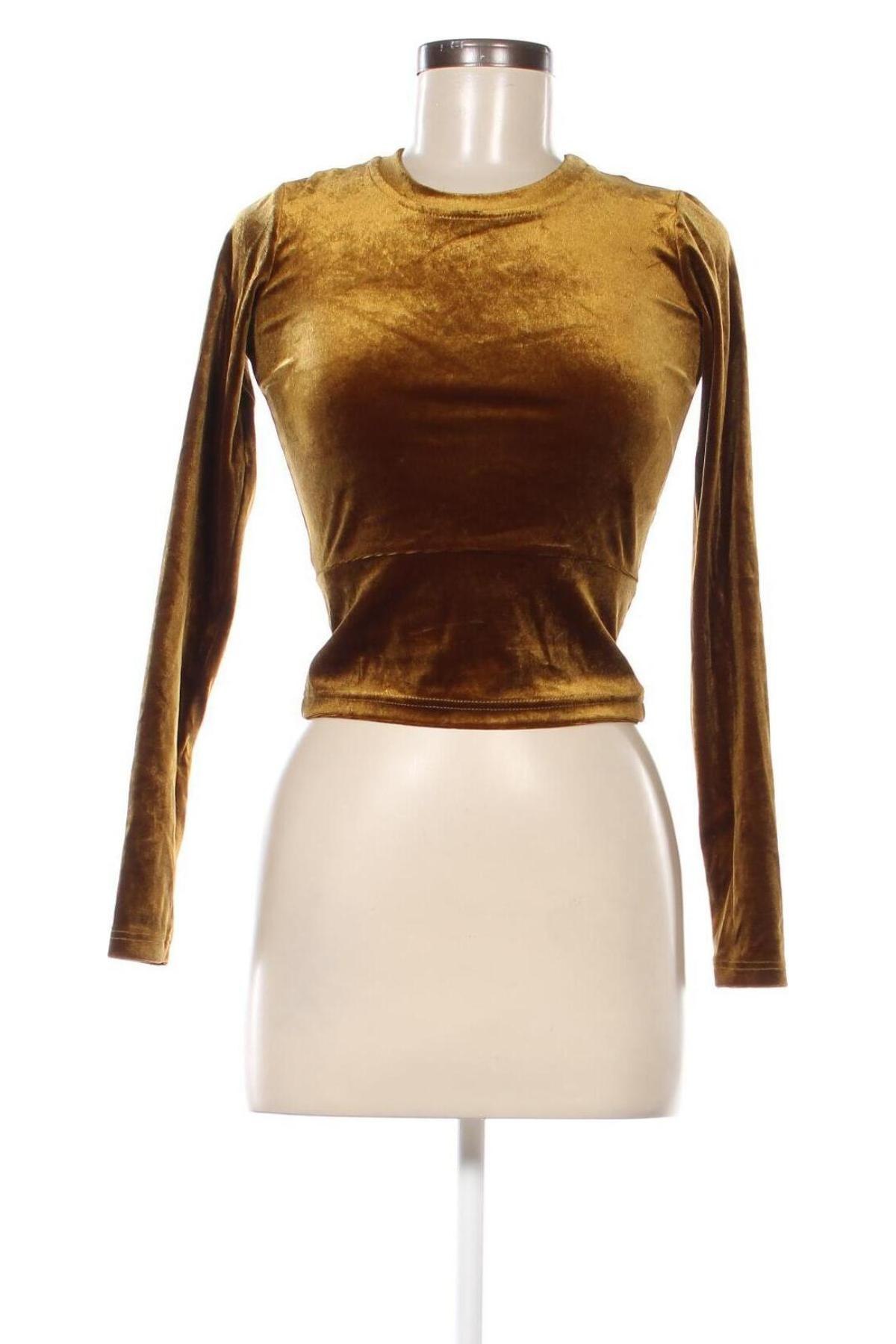 Дамска блуза, Размер XS, Цвят Жълт, Цена 6,08 лв.