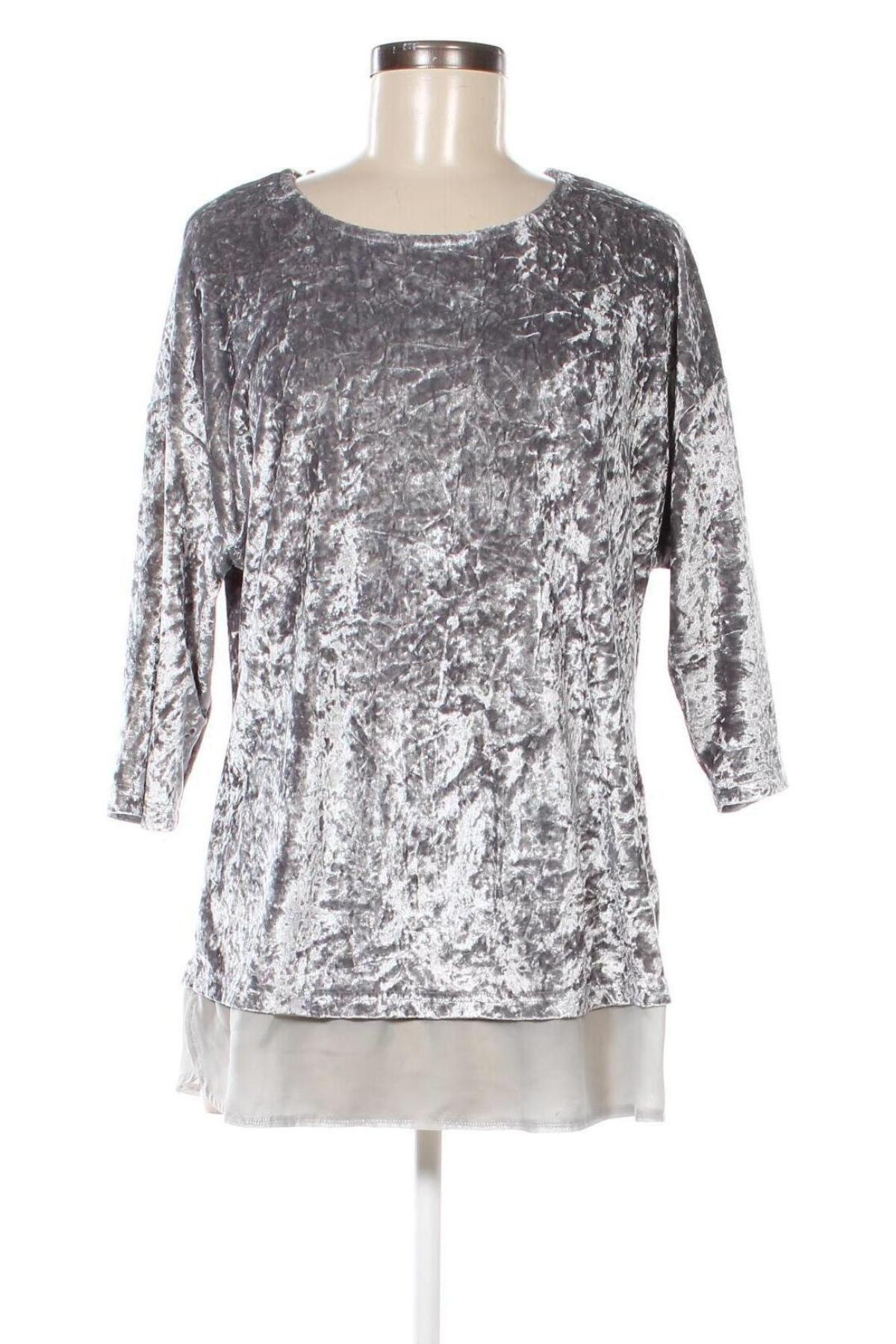 Damen Shirt, Größe L, Farbe Silber, Preis € 3,57