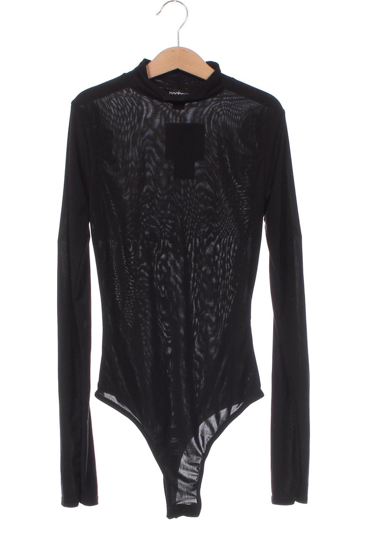 Дамска блуза - боди Boohoo, Размер XS, Цвят Черен, Цена 6,82 лв.