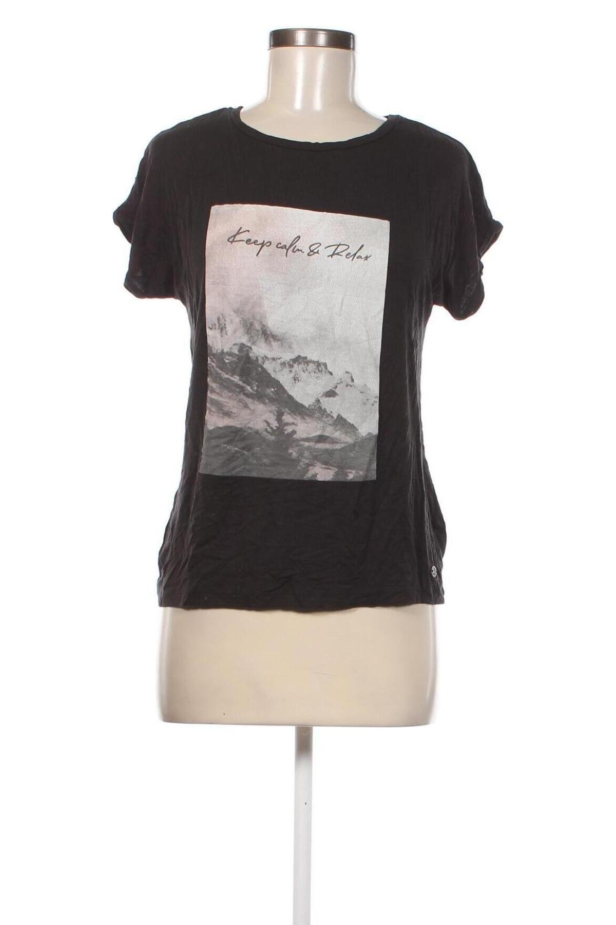 Damen Shirt 17 & Co., Größe S, Farbe Schwarz, Preis 3,55 €