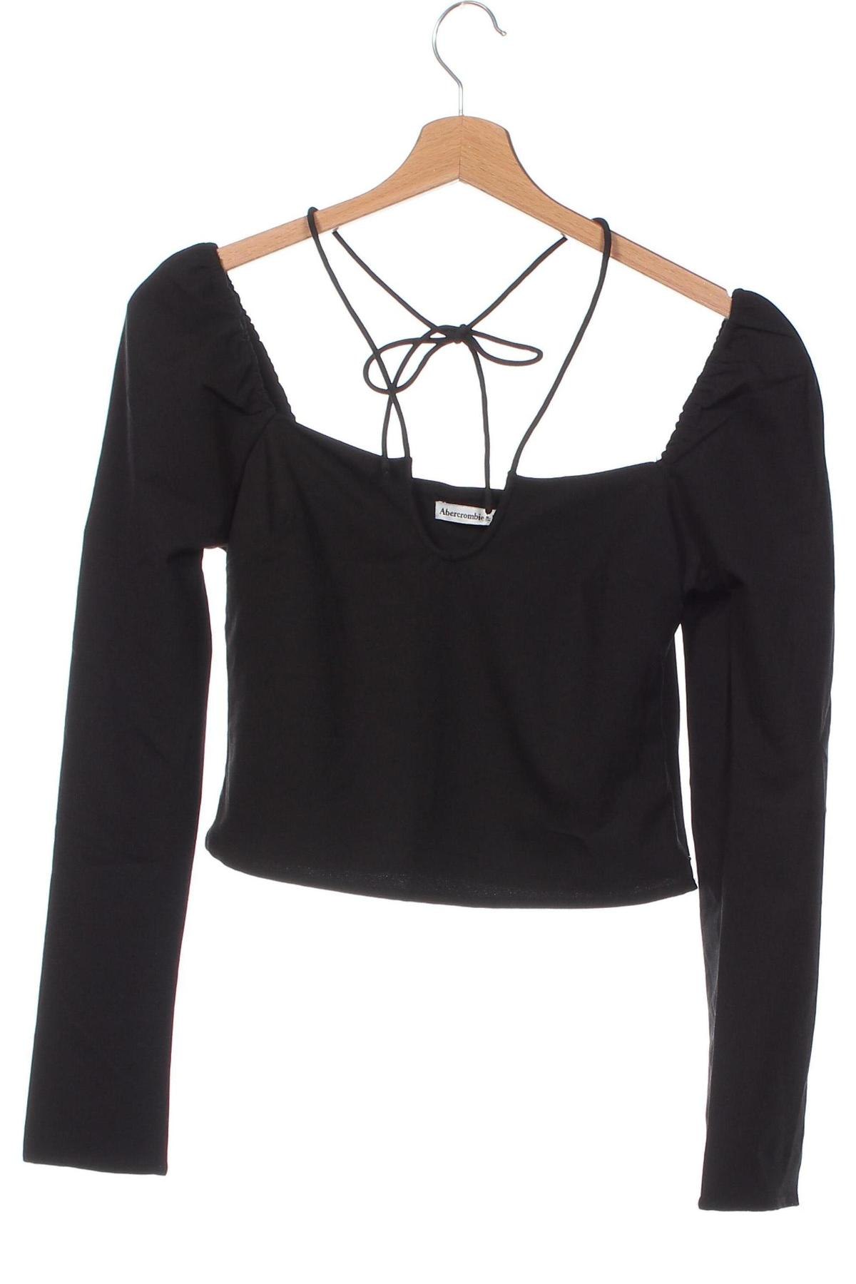 Γυναικεία μπλούζα Abercrombie & Fitch, Μέγεθος S, Χρώμα Μαύρο, Τιμή 19,48 €