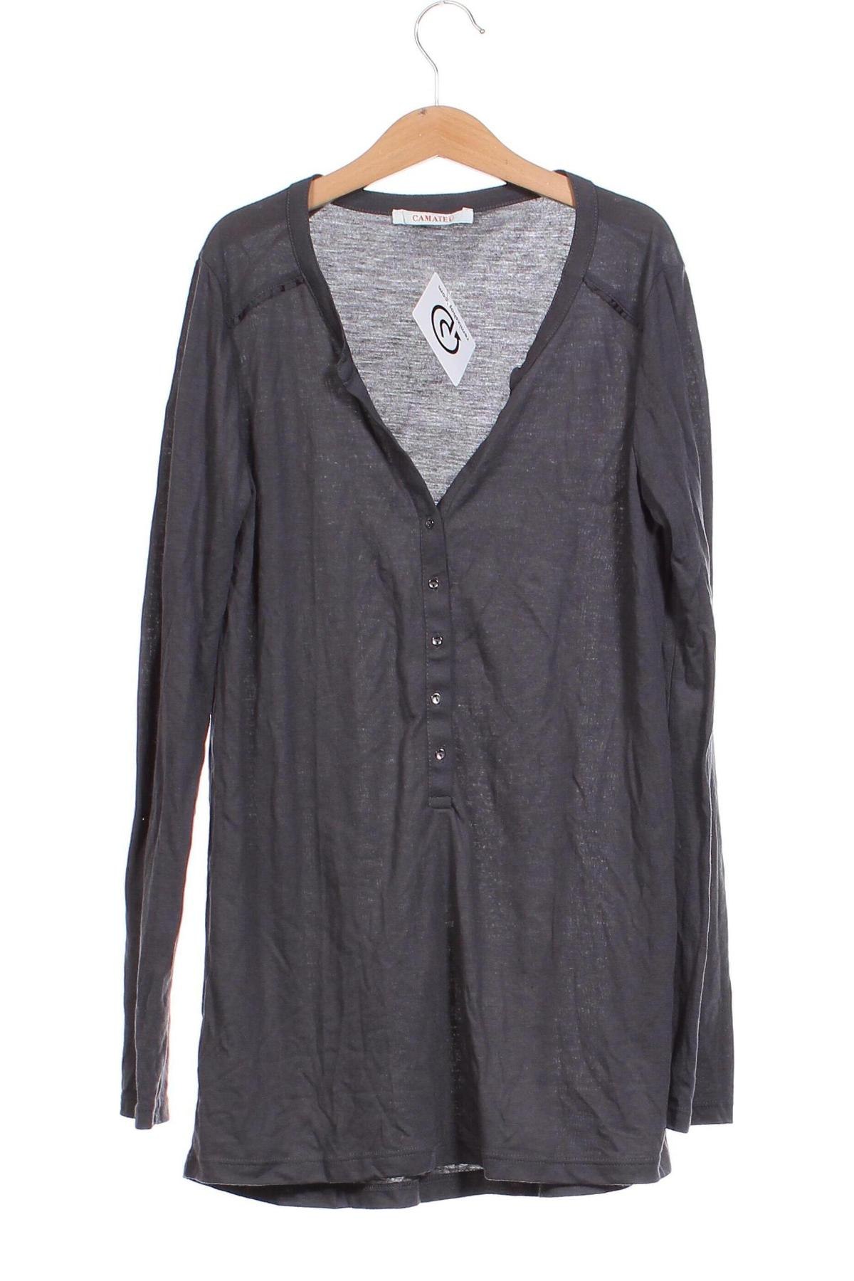 Дамска блуза Camaieu, Размер XS, Цвят Сив, Цена 3,04 лв.
