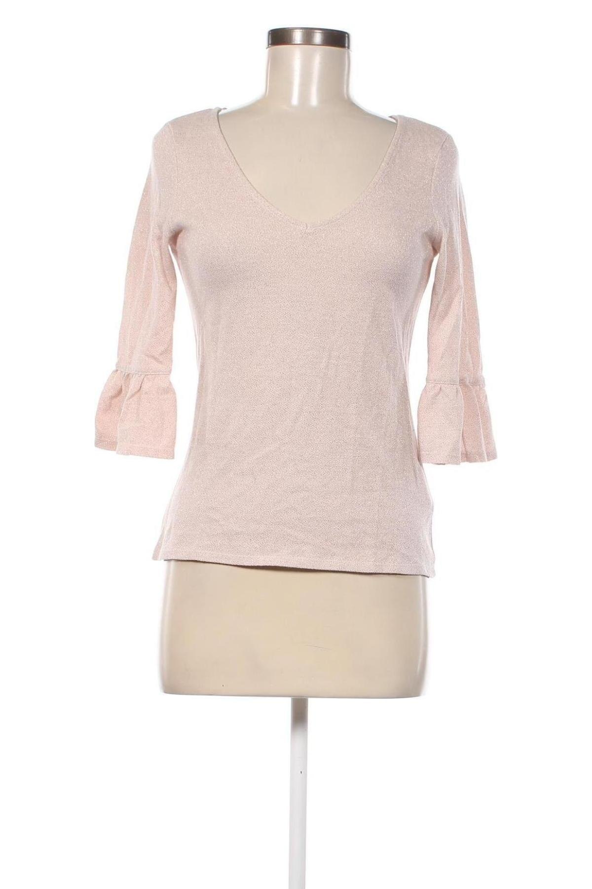 Γυναικεία μπλούζα Camaieu, Μέγεθος S, Χρώμα  Μπέζ, Τιμή 4,00 €