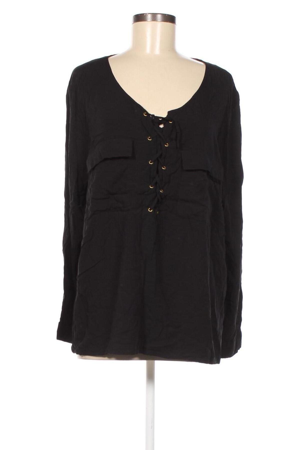 Damen Shirt Cellbes, Größe 4XL, Farbe Schwarz, Preis 23,66 €