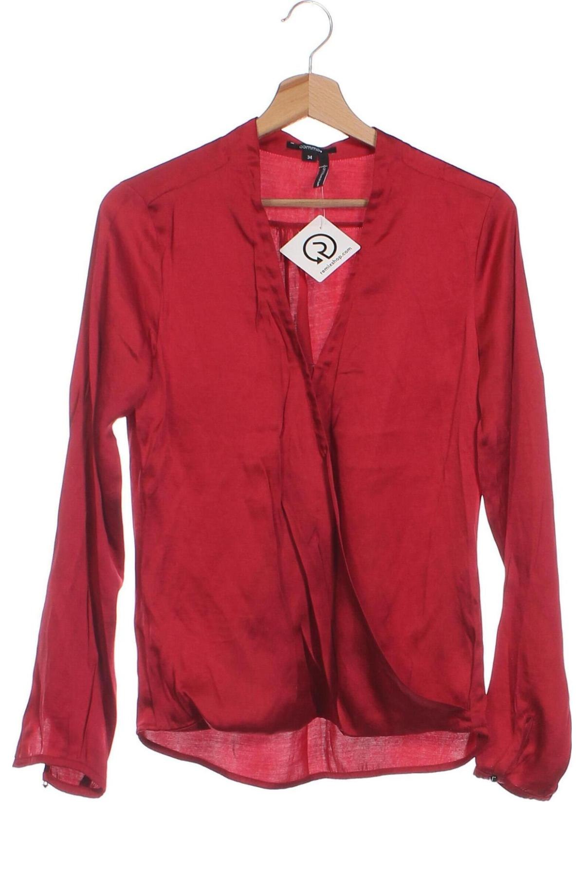 Дамска блуза Comma,, Размер XS, Цвят Червен, Цена 31,08 лв.