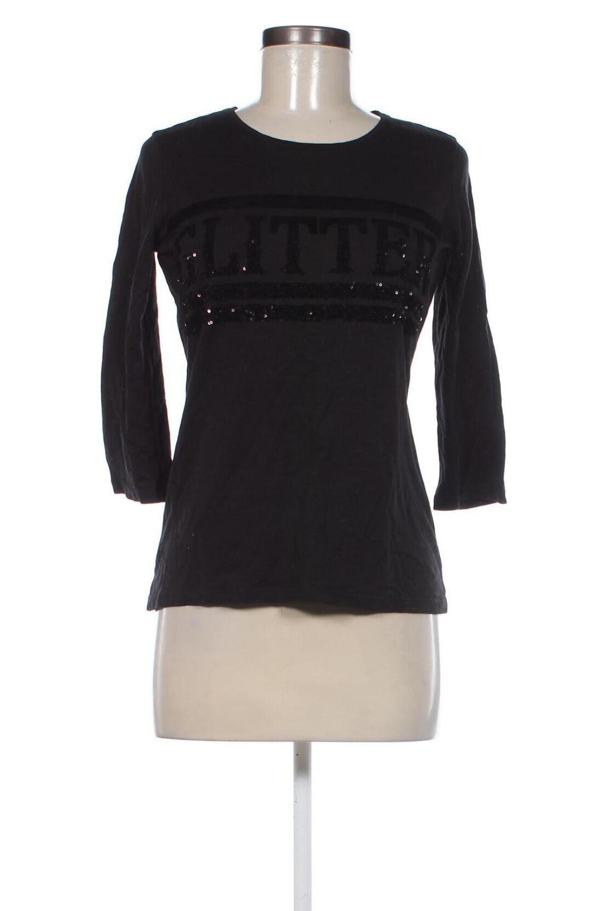 Γυναικεία μπλούζα Comma,, Μέγεθος XS, Χρώμα Μαύρο, Τιμή 11,88 €