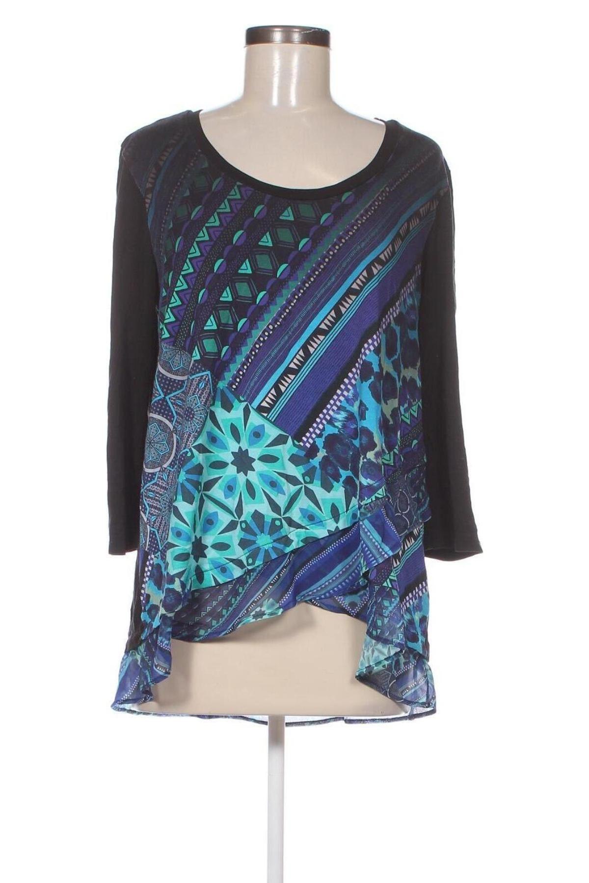 Дамска блуза Desigual, Размер XXL, Цвят Многоцветен, Цена 48,00 лв.