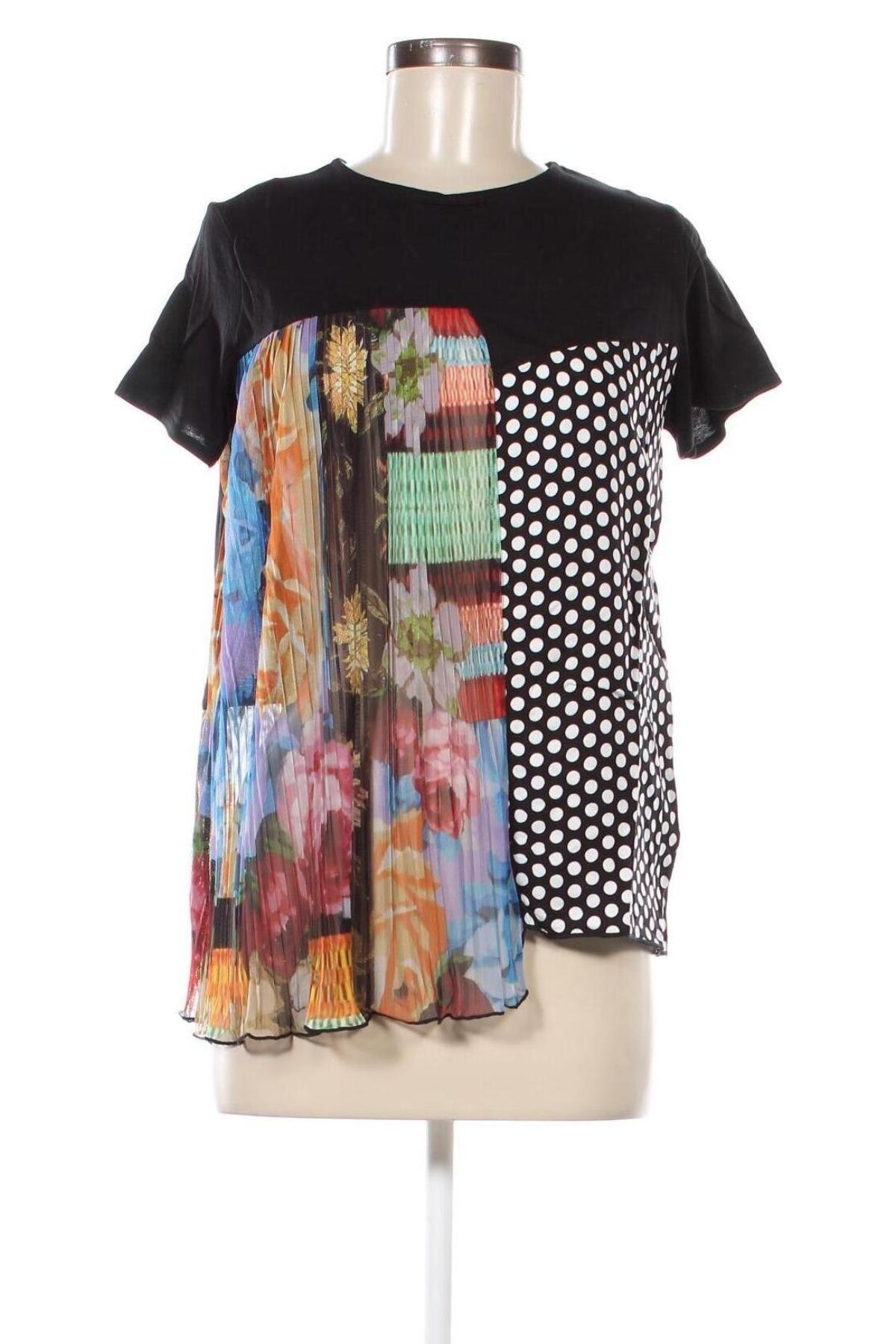 Damen Shirt Desigual by Christian Lacroix, Größe S, Farbe Schwarz, Preis 33,20 €