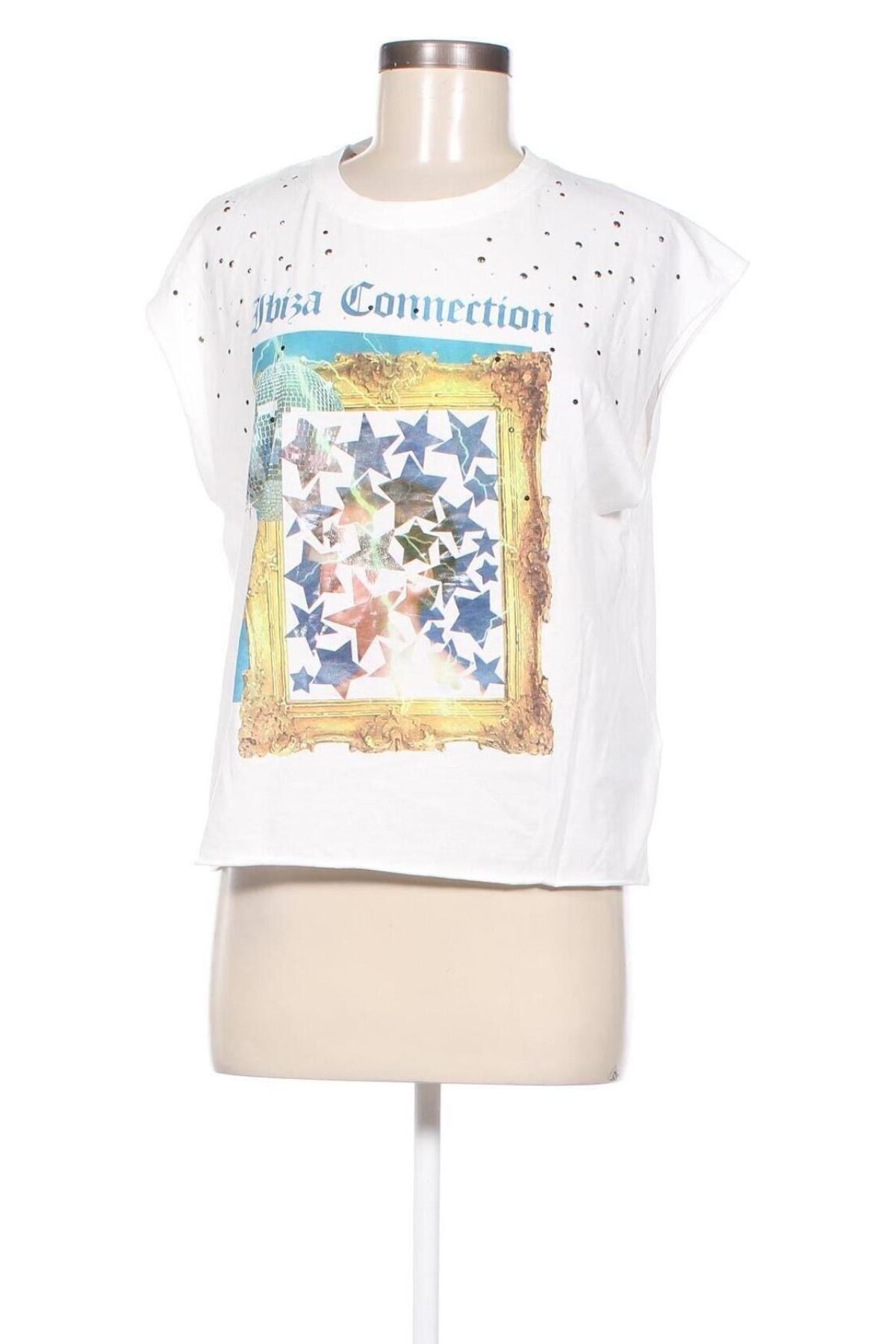 Damen Shirt Desigual, Größe L, Farbe Weiß, Preis 55,67 €