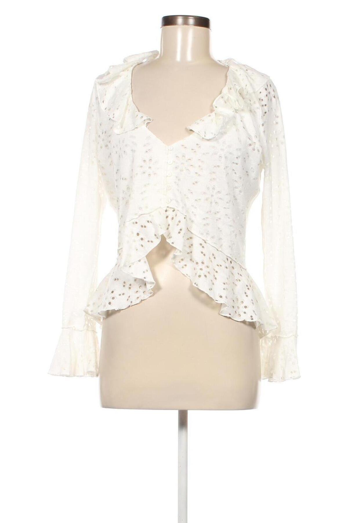 Γυναικεία μπλούζα Desigual, Μέγεθος L, Χρώμα Λευκό, Τιμή 22,27 €