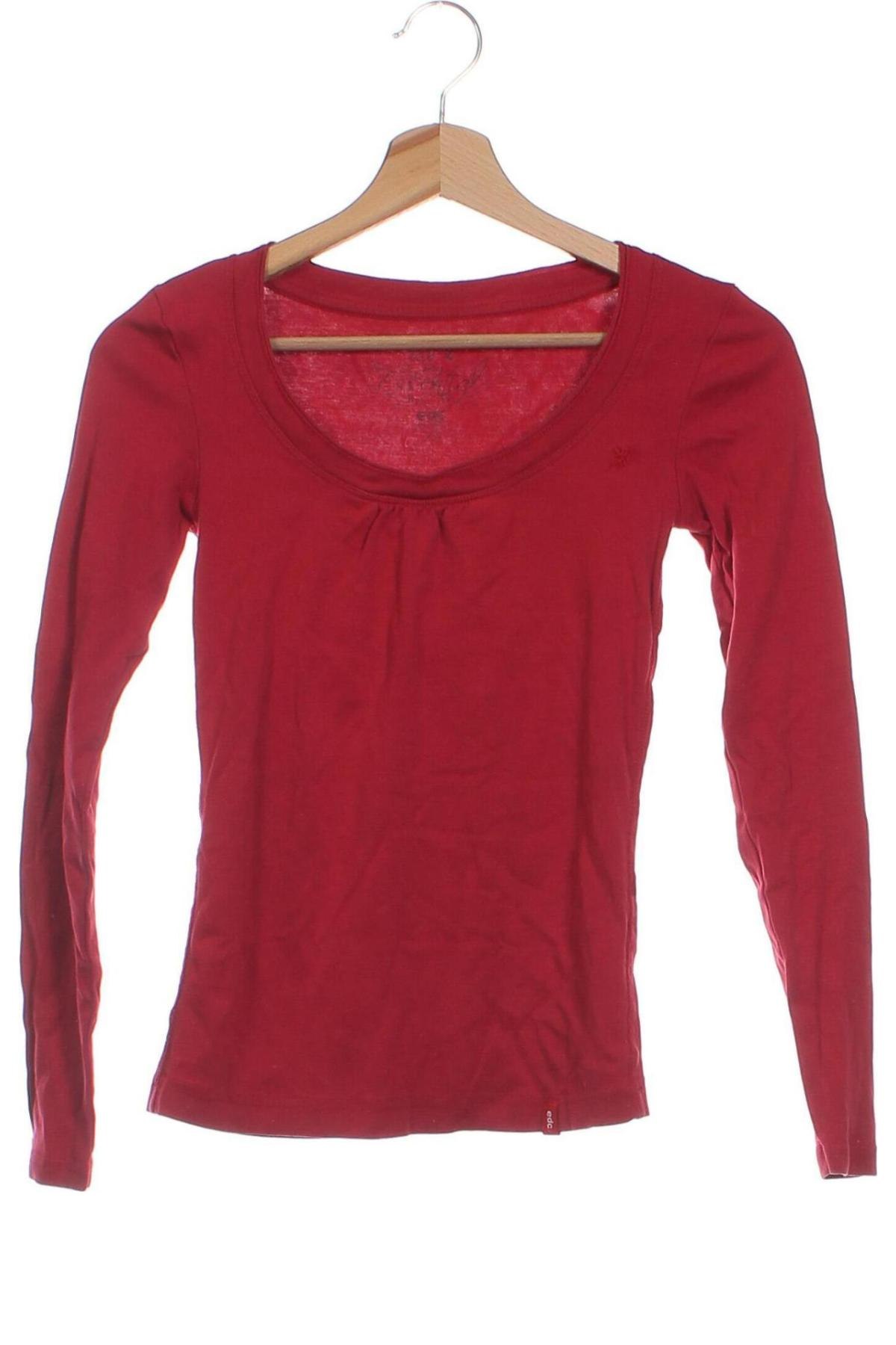 Damen Shirt Edc By Esprit, Größe XS, Farbe Rot, Preis 8,16 €