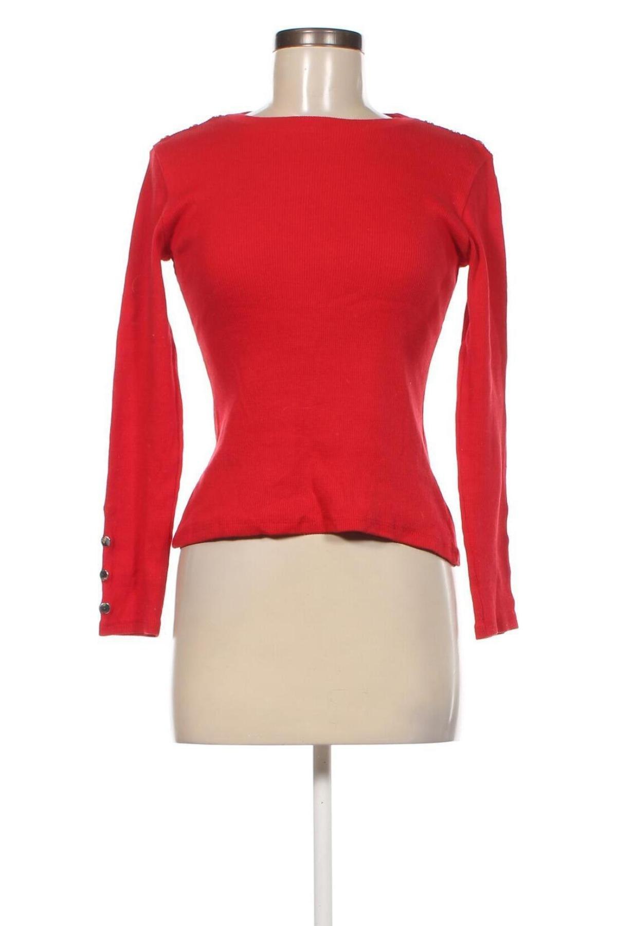 Γυναικεία μπλούζα Euro Moda, Μέγεθος M, Χρώμα Κόκκινο, Τιμή 3,89 €