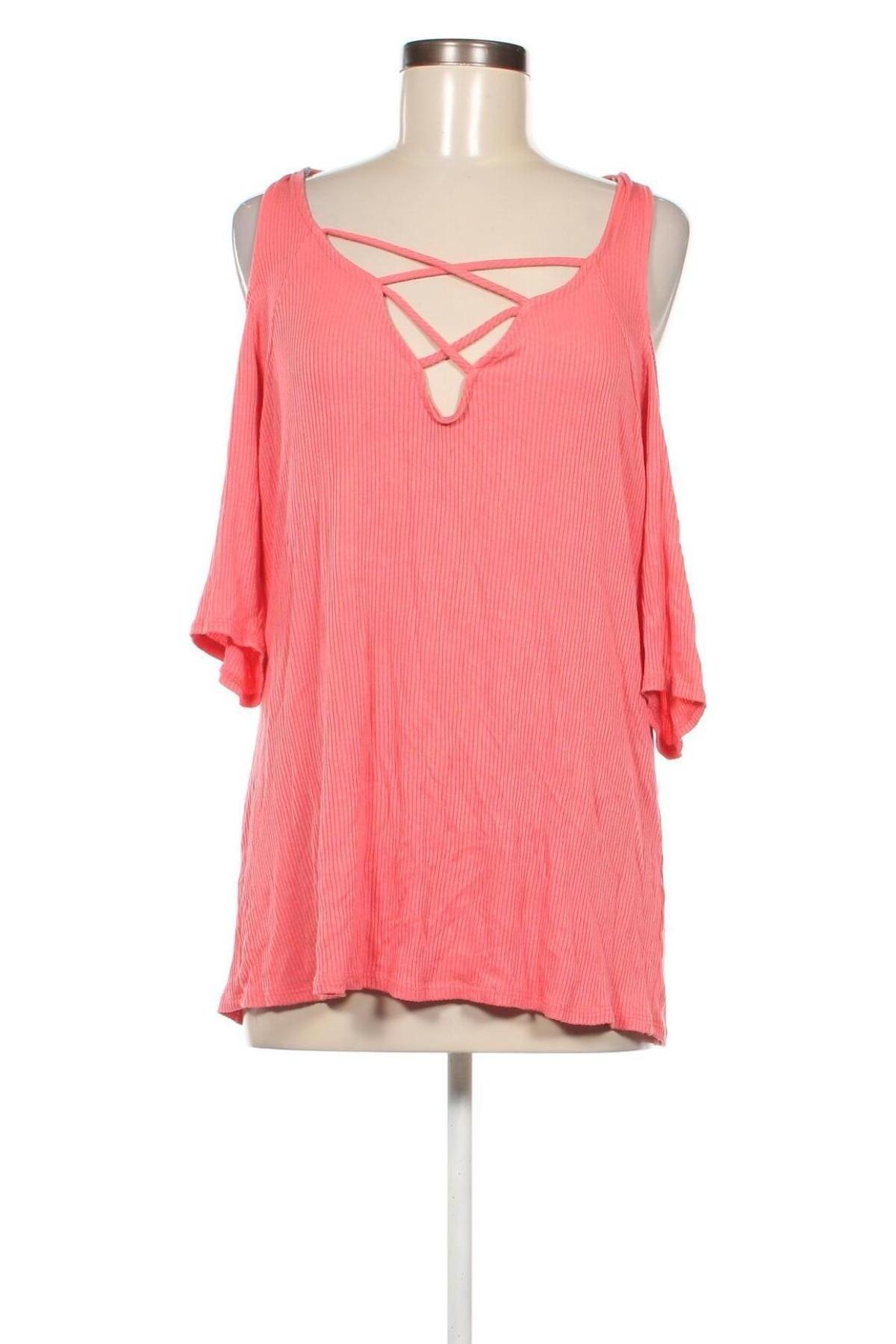 Γυναικεία μπλούζα Fashion to Figure, Μέγεθος L, Χρώμα Ρόζ , Τιμή 9,21 €