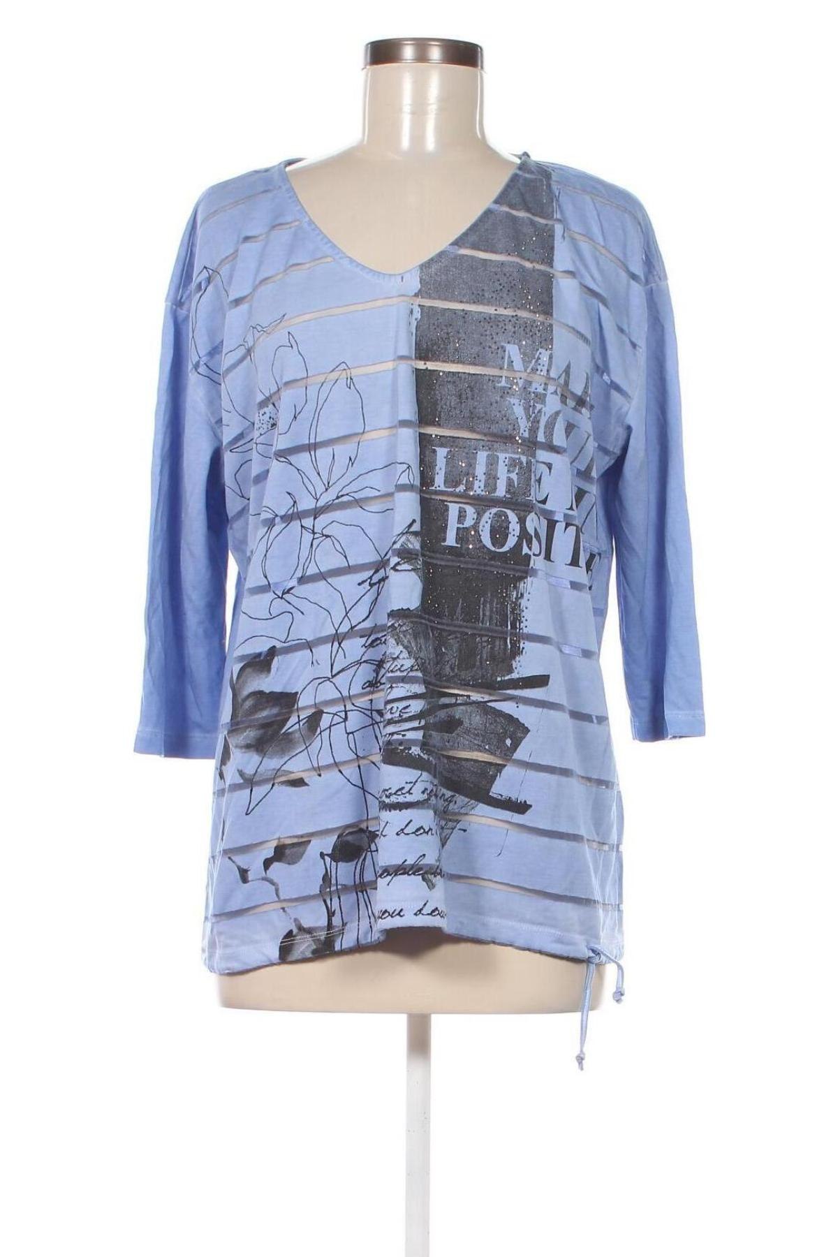 Damen Shirt Gina Laura, Größe L, Farbe Blau, Preis 4,73 €