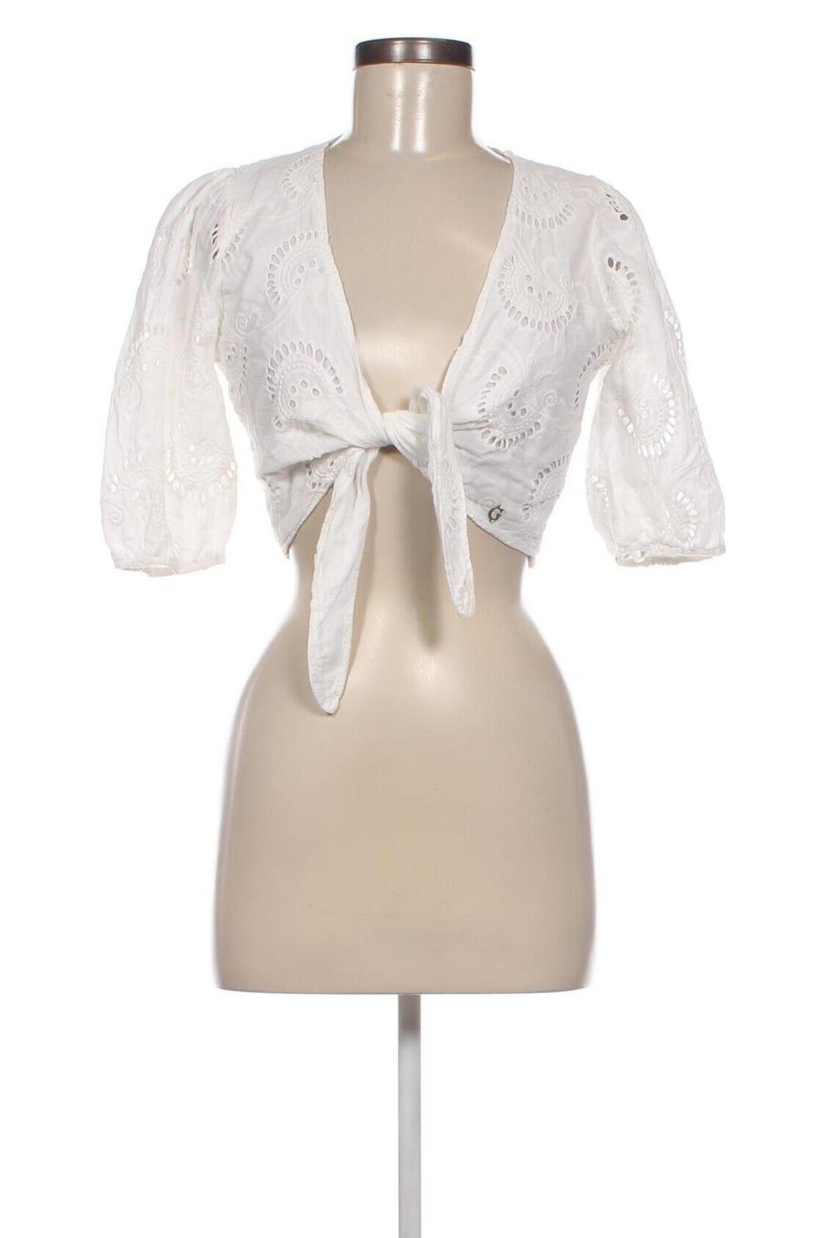 Γυναικεία μπλούζα Guess, Μέγεθος S, Χρώμα Λευκό, Τιμή 25,05 €