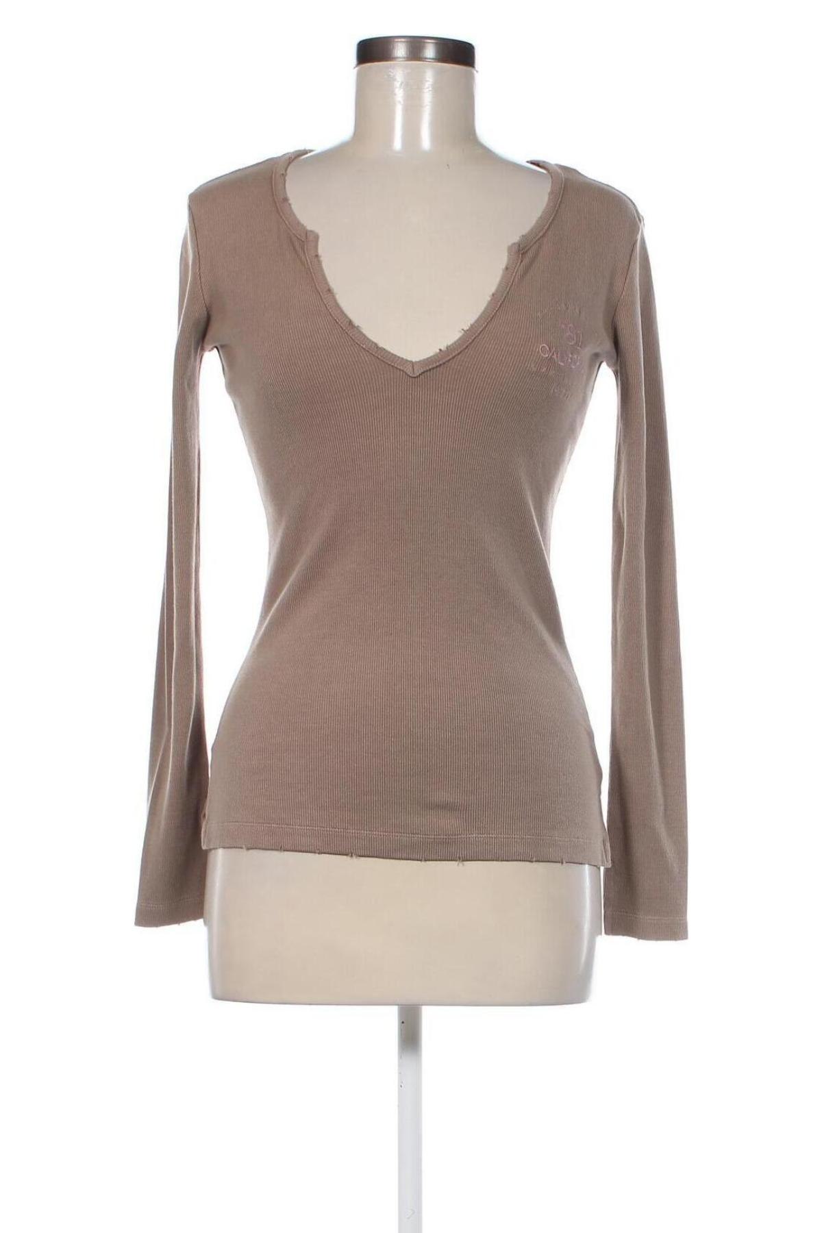 Γυναικεία μπλούζα Guess, Μέγεθος XS, Χρώμα Καφέ, Τιμή 18,37 €