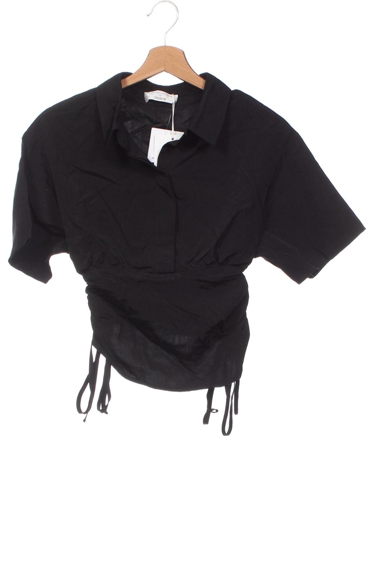 Дамска блуза Guido Maria Kretschmer for About You, Размер XS, Цвят Черен, Цена 11,55 лв.