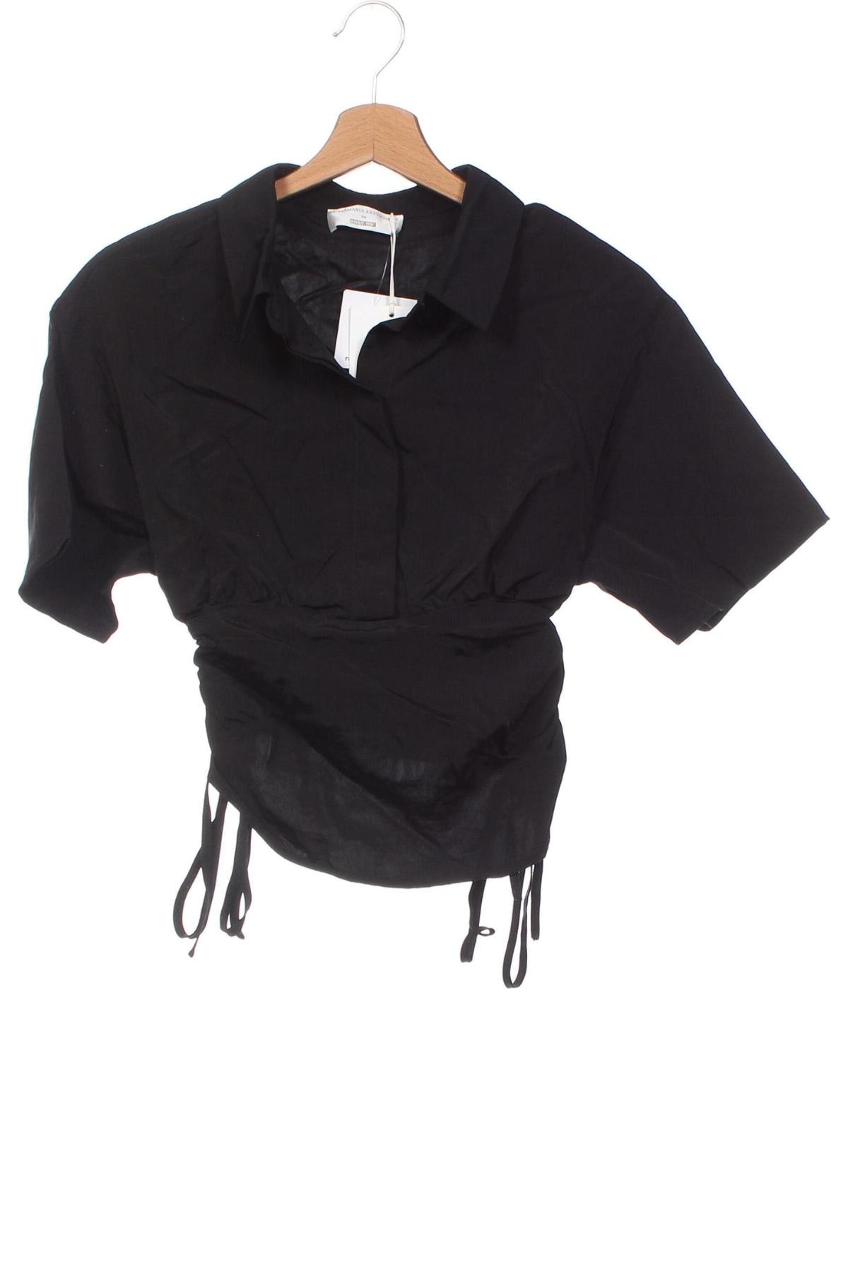 Damen Shirt Guido Maria Kretschmer for About You, Größe XS, Farbe Schwarz, Preis € 5,95