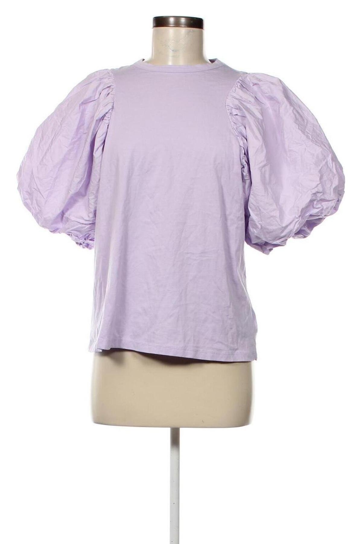 Дамска блуза H&M, Размер M, Цвят Лилав, Цена 36,10 лв.