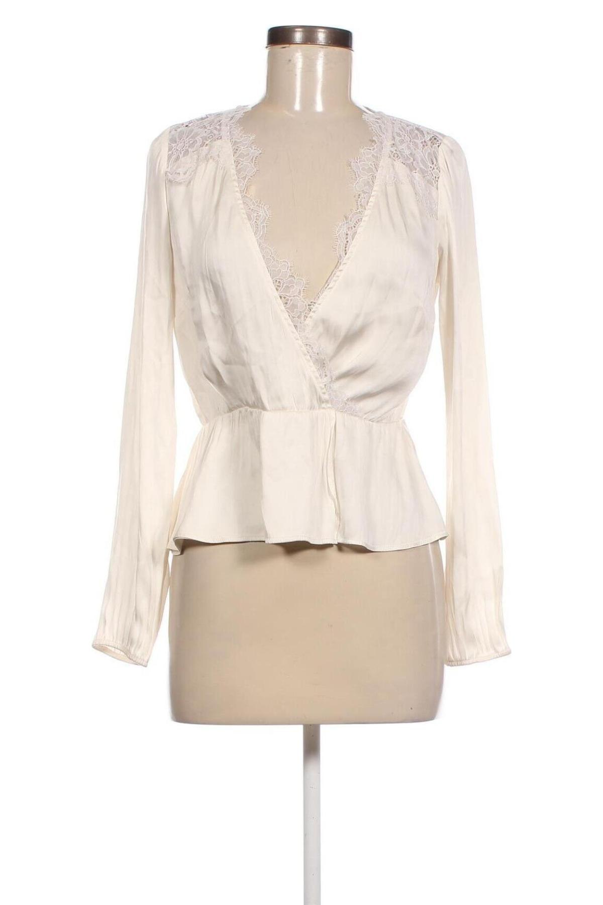 Дамска блуза H&M, Размер S, Цвят Екрю, Цена 36,10 лв.