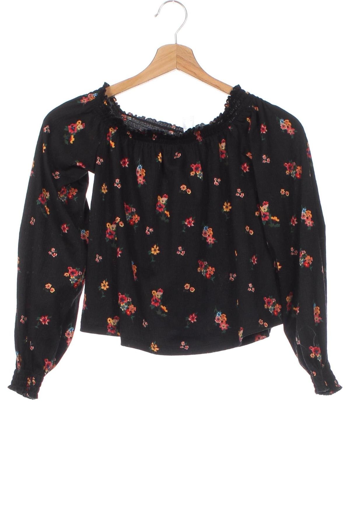 Дамска блуза H&M Divided, Размер XS, Цвят Черен, Цена 9,60 лв.