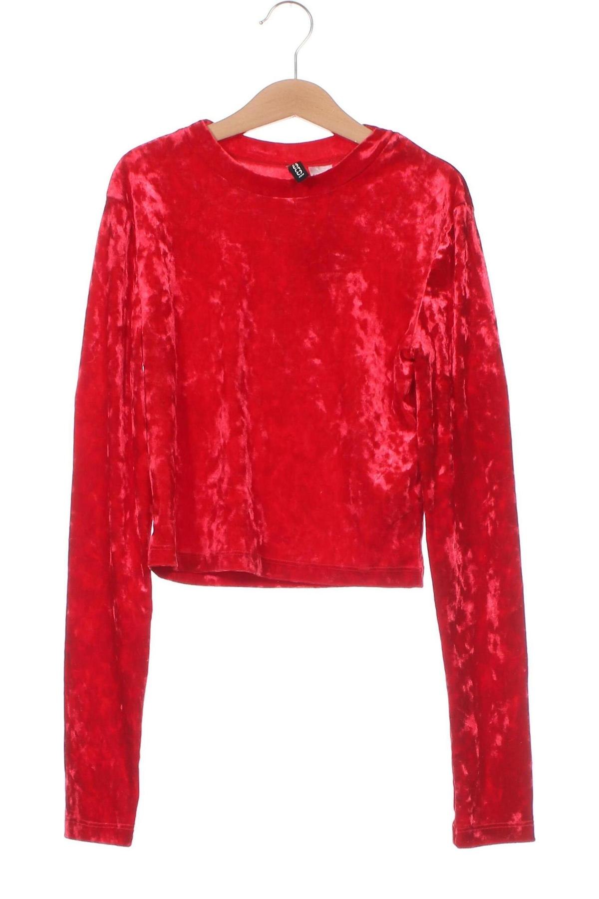 Дамска блуза H&M Divided, Размер XS, Цвят Червен, Цена 9,76 лв.