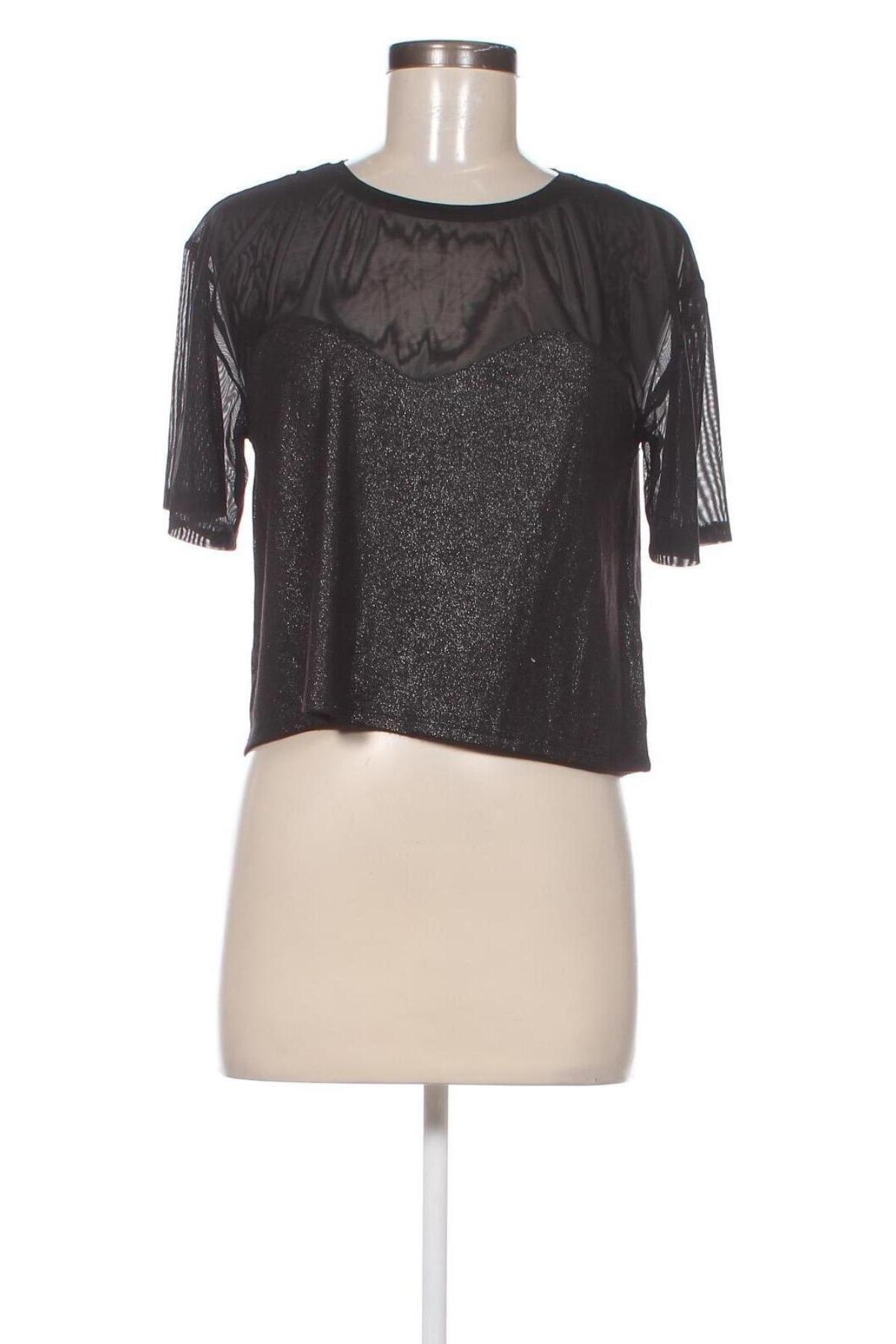 Дамска блуза H&M Divided, Размер S, Цвят Черен, Цена 9,97 лв.