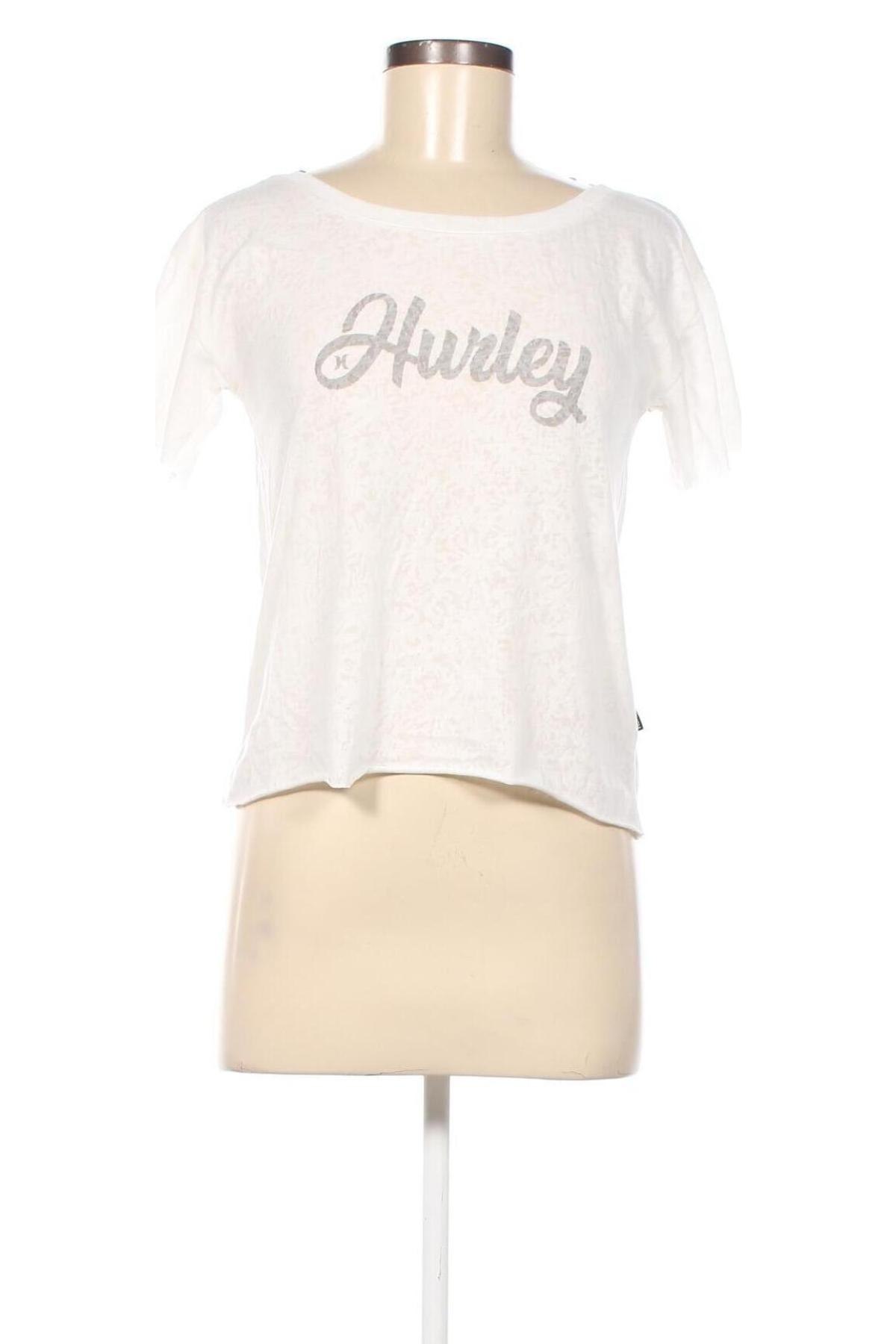 Γυναικεία μπλούζα Hurley, Μέγεθος S, Χρώμα Λευκό, Τιμή 22,27 €