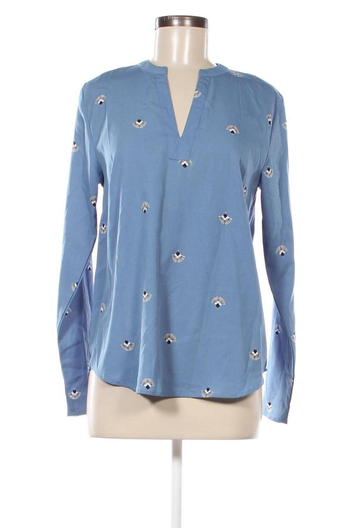 Γυναικεία μπλούζα Ichi, Μέγεθος M, Χρώμα Μπλέ, Τιμή 4,21 €
