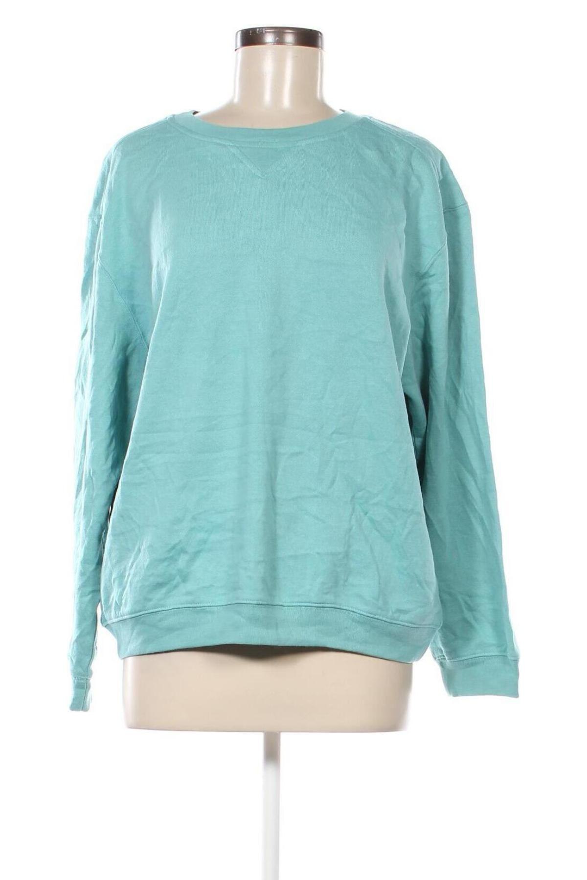 Дамска блуза Karen Scott, Размер L, Цвят Зелен, Цена 19,00 лв.
