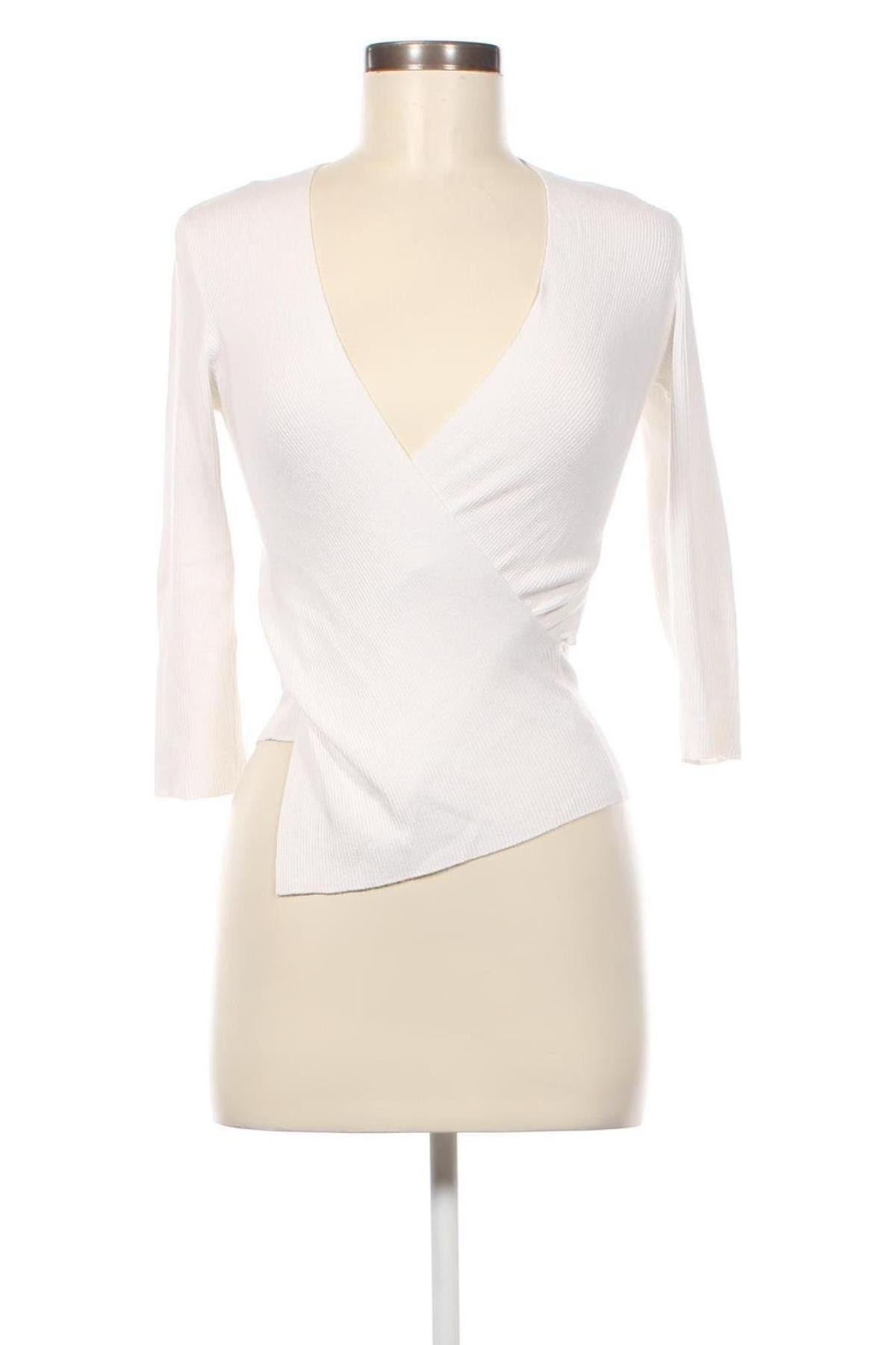 Γυναικεία μπλούζα Kontatto, Μέγεθος M, Χρώμα Λευκό, Τιμή 10,54 €