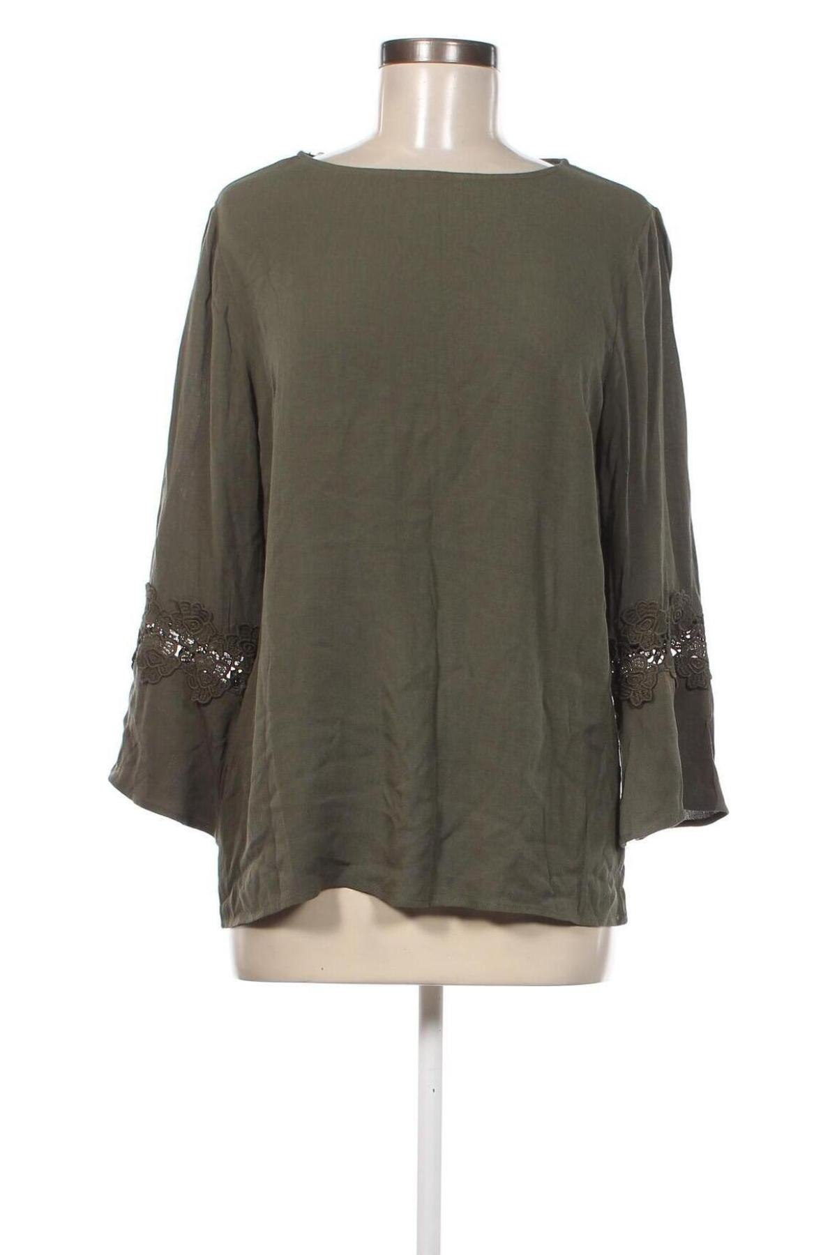 Дамска блуза LC Waikiki, Размер S, Цвят Зелен, Цена 23,29 лв.