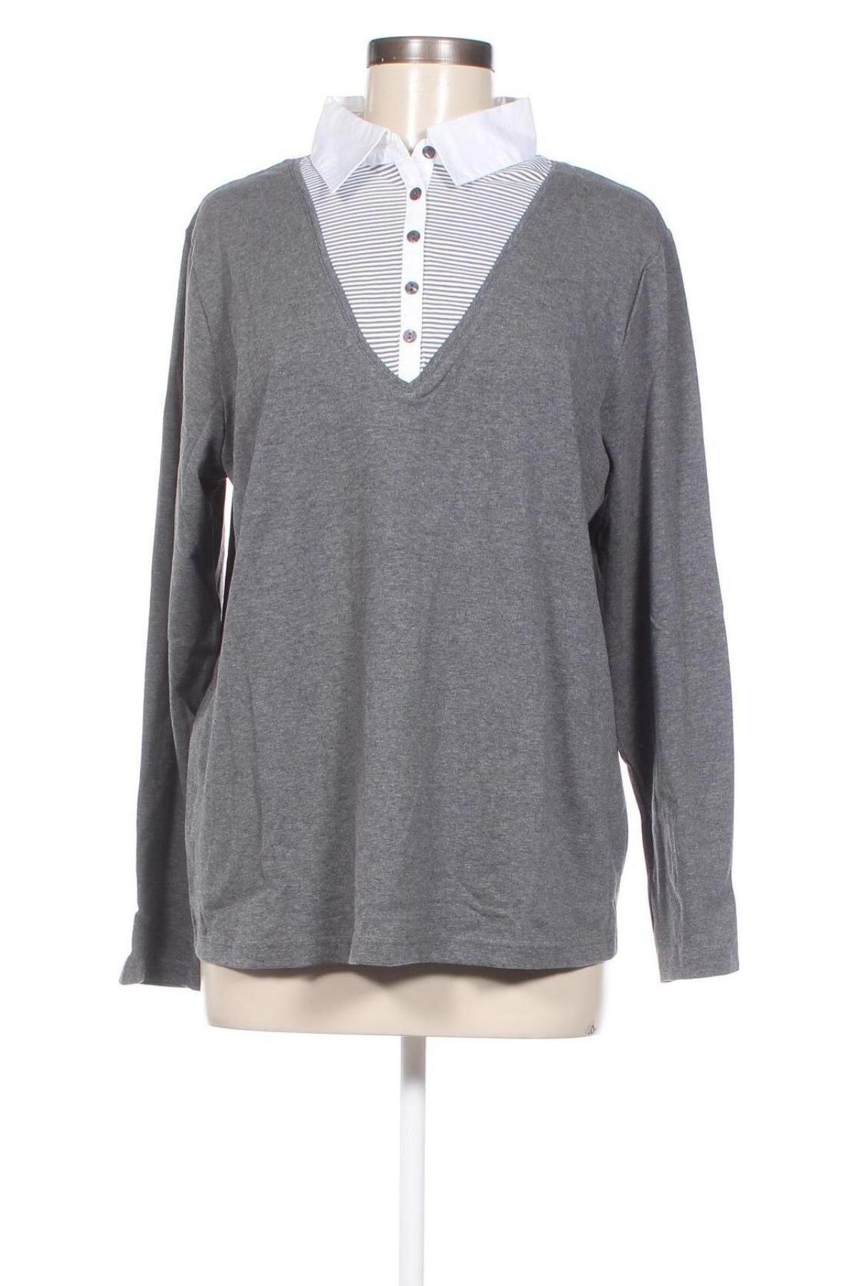 Γυναικεία μπλούζα Laura Kent, Μέγεθος XL, Χρώμα Γκρί, Τιμή 4,70 €