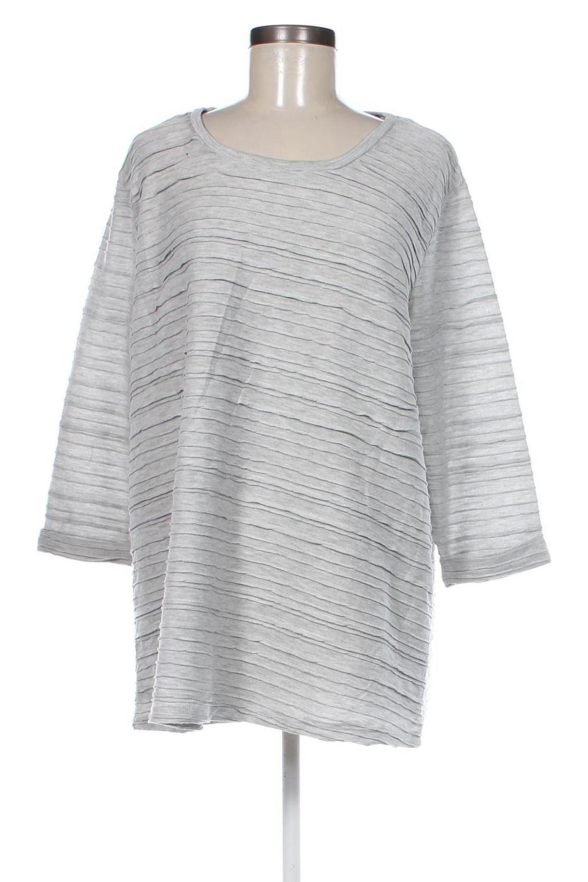 Γυναικεία μπλούζα Laura Torelli, Μέγεθος L, Χρώμα Γκρί, Τιμή 2,47 €