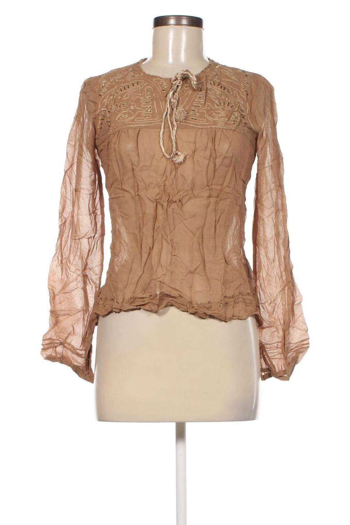 Γυναικεία μπλούζα Lussile, Μέγεθος M, Χρώμα Καφέ, Τιμή 9,92 €