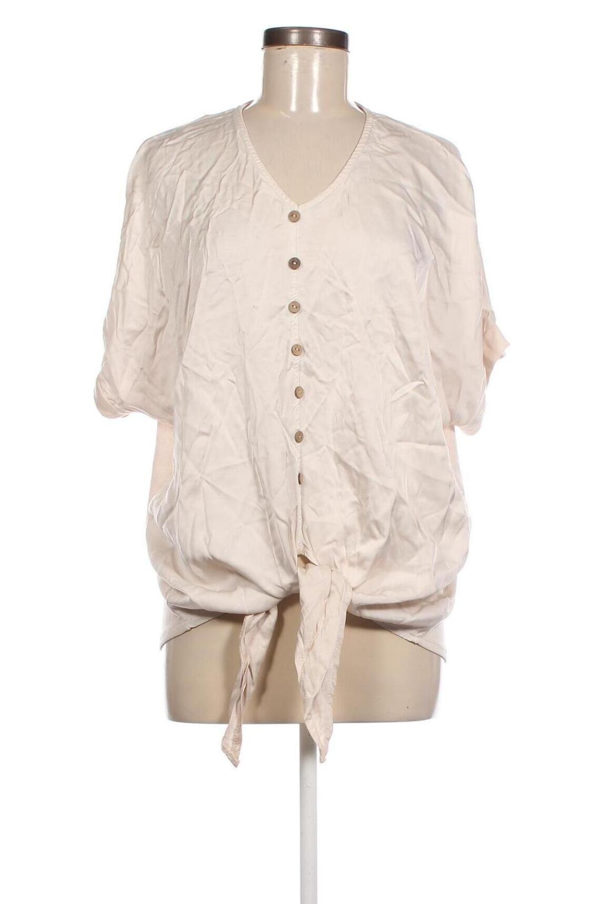Дамска блуза Made In Italy, Размер L, Цвят Екрю, Цена 25,00 лв.