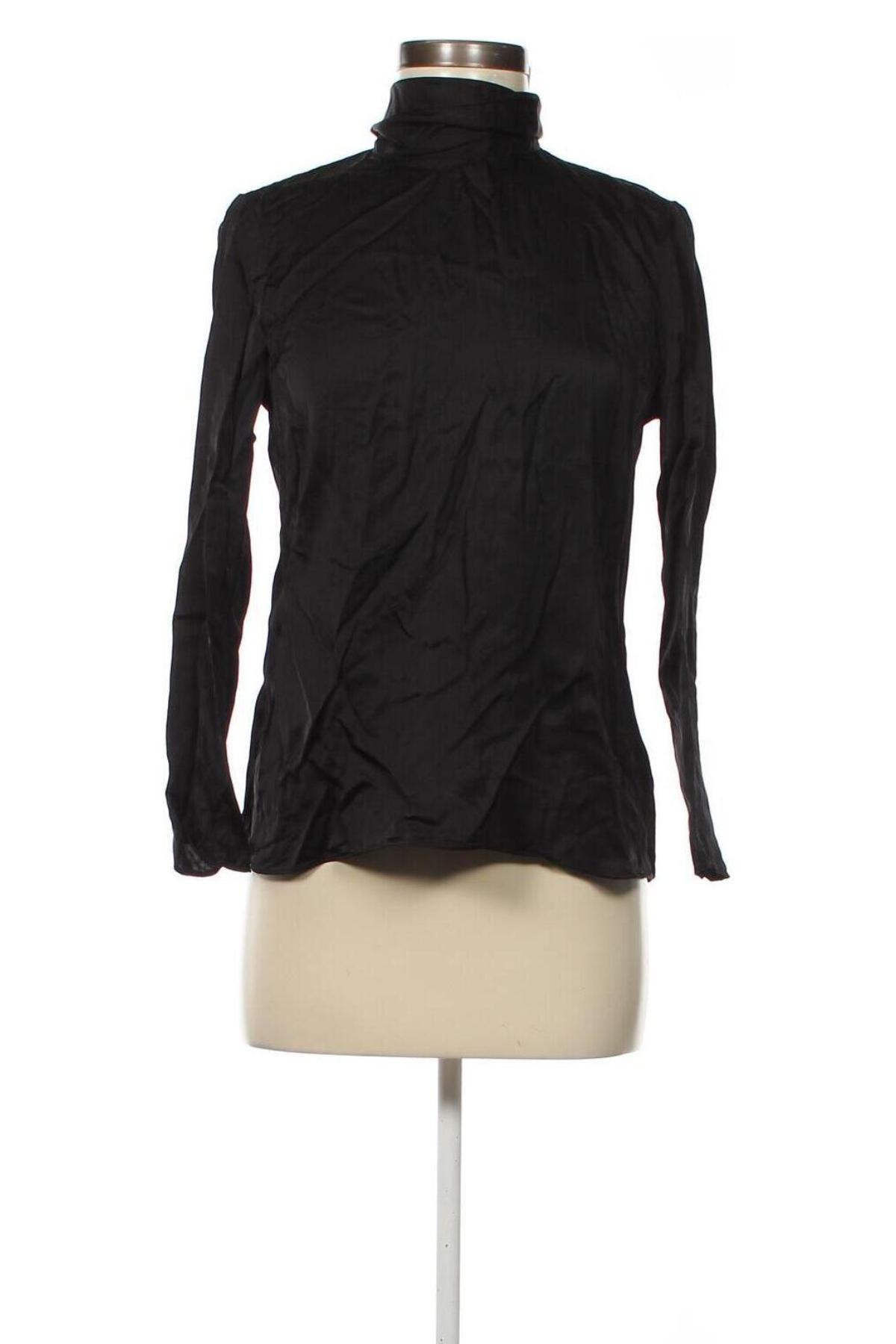 Γυναικεία μπλούζα Massimo Dutti, Μέγεθος S, Χρώμα Μαύρο, Τιμή 22,03 €