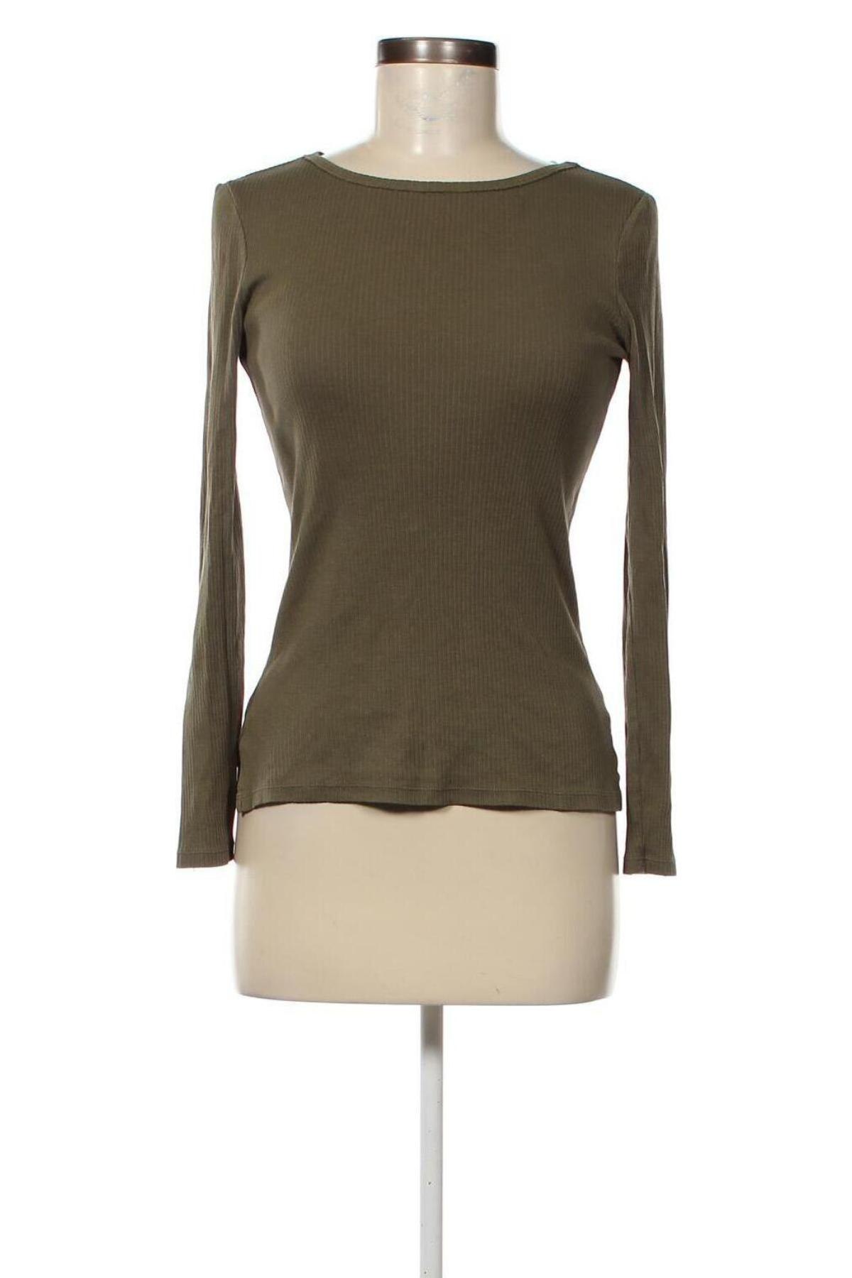Дамска блуза Massimo Dutti, Размер S, Цвят Зелен, Цена 101,32 лв.