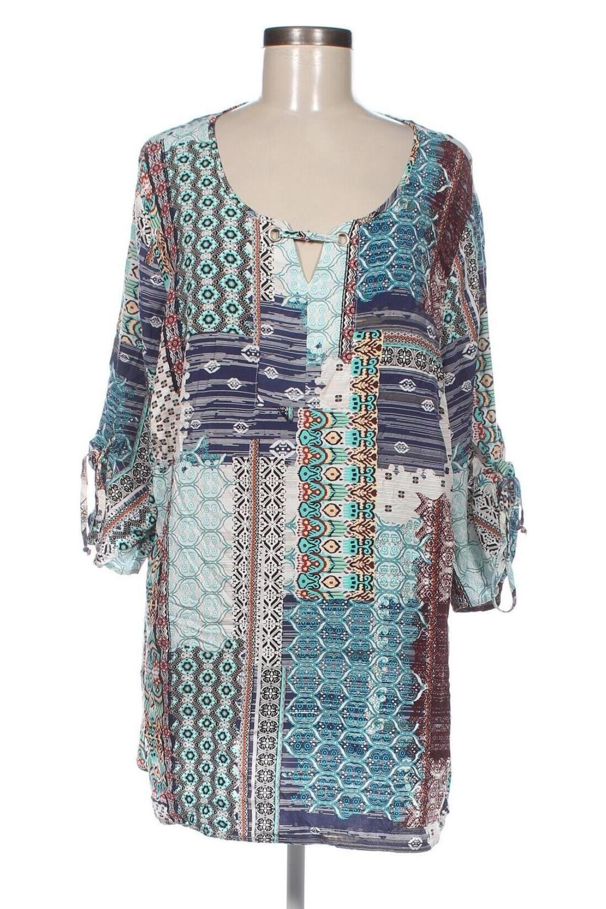 Γυναικεία μπλούζα Mia Moda, Μέγεθος 3XL, Χρώμα Πολύχρωμο, Τιμή 21,03 €