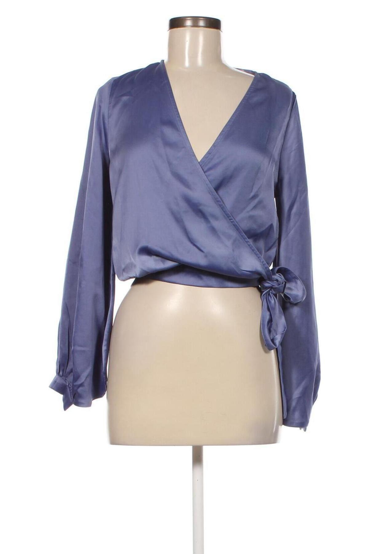 Дамска блуза NU-IN, Размер M, Цвят Син, Цена 20,40 лв.
